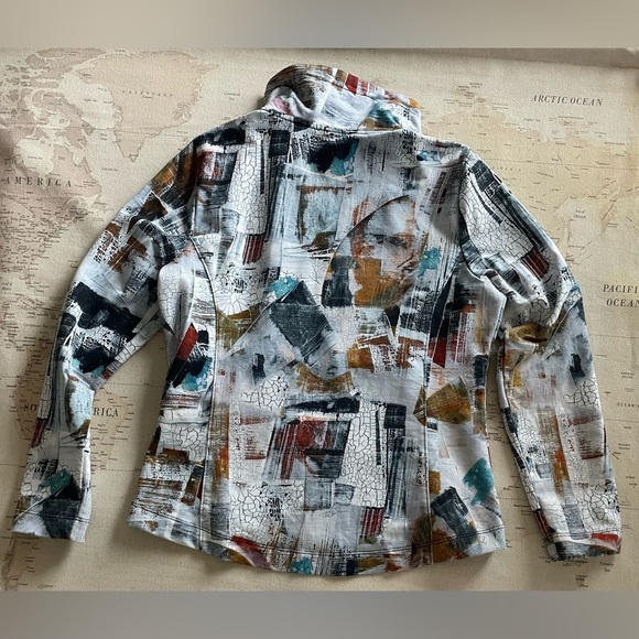 Art Simply by Dolcezza "Kamiros" Jacket Size Medium Art to Wear - Picture 6 of 12